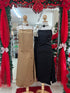 Women Satin Spaghetti Straps Long Dress